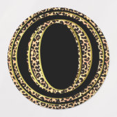 ヒョウO ラベル (デザイン1)