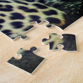 ヒョウon a Tree 威厳のある大きな猫 ジグソーパズル (側面)