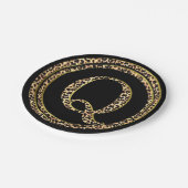 ヒョウQ ペーパープレート (アングル)