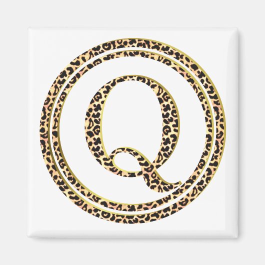 ヒョウQ マグネット (正面)