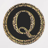 ヒョウQ ラベル (デザイン2)