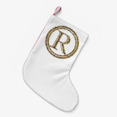 ヒョウR スモールクリスマスストッキング (正面 (吊り時))