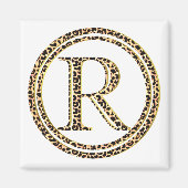 ヒョウR マグネット (正面)