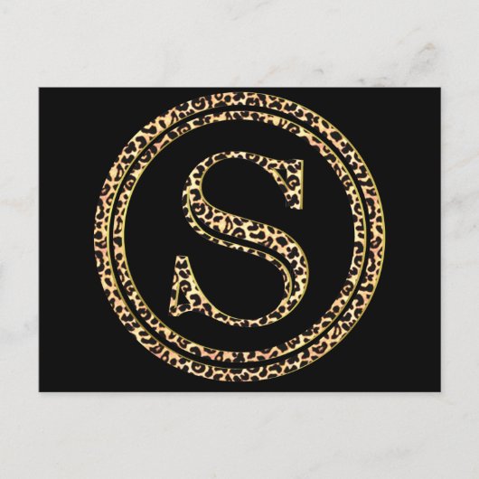 ヒョウS ポストカード (正面)