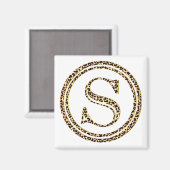 ヒョウS マグネット (正面/裏面)