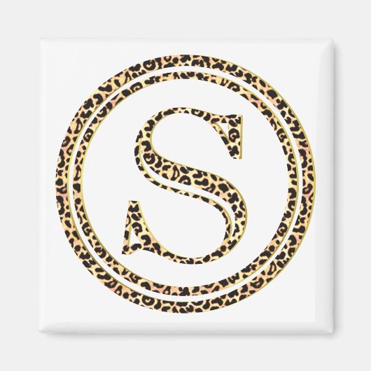 ヒョウS マグネット (正面)