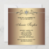 ヒョウSweet sixteen誕生会 招待状 (裏面)