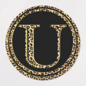 ヒョウU ラベル (デザイン2)