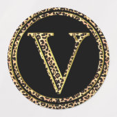 ヒョウV ラベル (デザイン1)