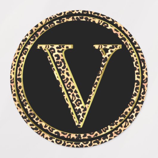 ヒョウV ラベル (デザイン1)