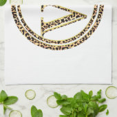 ヒョウW キッチンタオル (折り畳み)