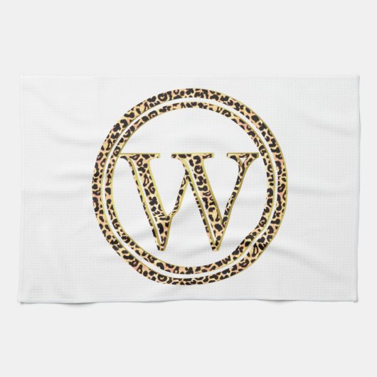 ヒョウW キッチンタオル (横)