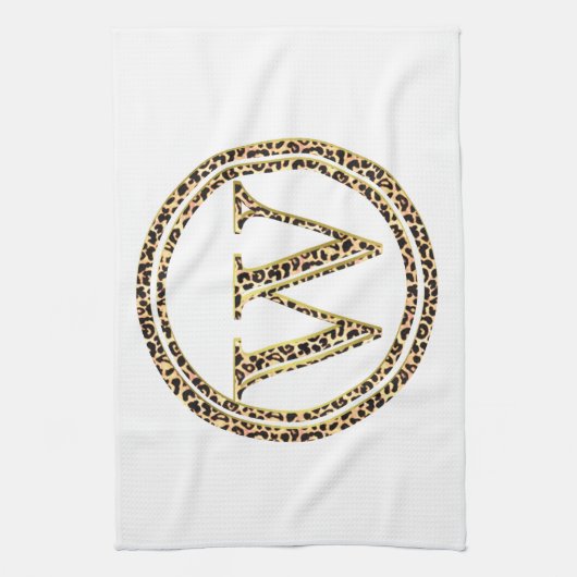 ヒョウW キッチンタオル (縦)