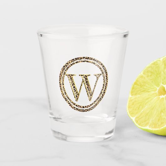 ヒョウW ショットグラス (正面)