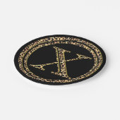 ヒョウX ペーパープレート (アングル)