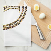 ヒョウY キッチンタオル (四つ折り)