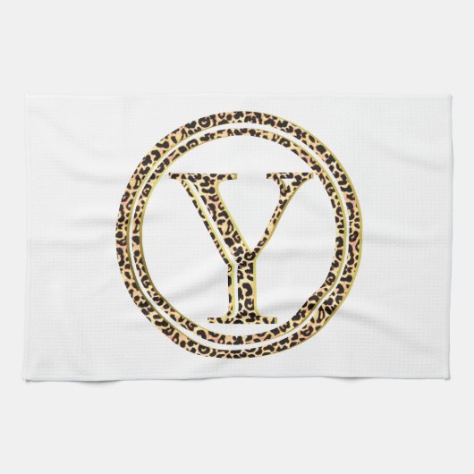 ヒョウY キッチンタオル (横)