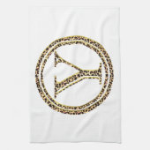 ヒョウY キッチンタオル (縦)