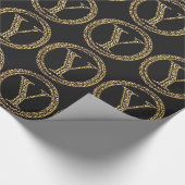 ヒョウY ラッピングペーパー (角)