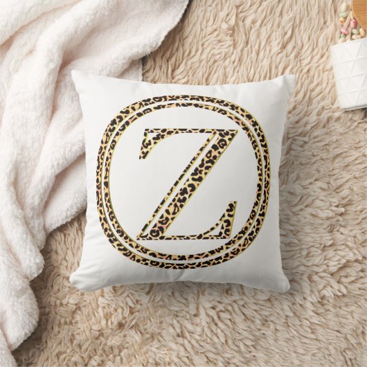 ヒョウZ クッション (ブランケット)