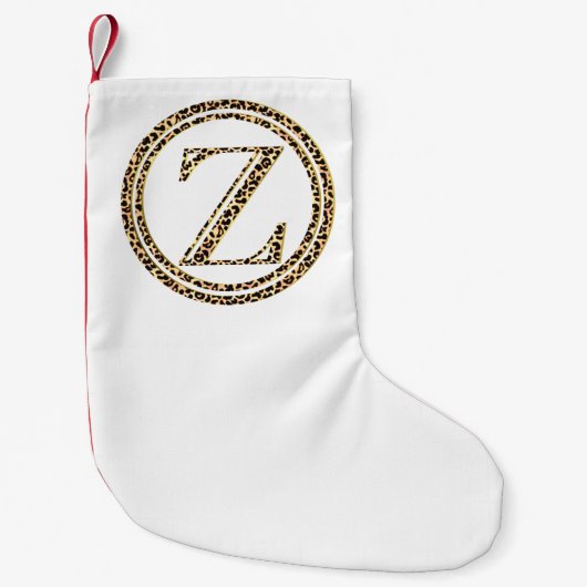 ヒョウZ スモールクリスマスストッキング (正面)