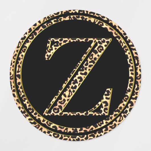 ヒョウZ ラベル (デザイン1)