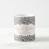 ヒョパードの60歳と60歳の誕生日 コーヒーマグカップ (中央)