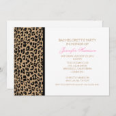 ヒョーパード印刷 招待状 (正面/裏面)