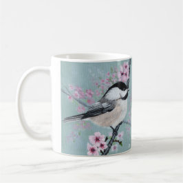 ヒヨドリと桜 コーヒーマグカップ