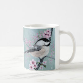 ヒヨドリと桜 コーヒーマグカップ