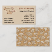 ヒラタケのアイコン 名刺 (正面/裏面)