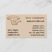 ヒラタケのアイコン 名刺 (正面)