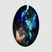 ヒラヒラするナイトバタフライ オーナメント (正面)