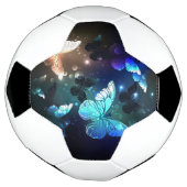 ヒラヒラするナイトバタフライ サッカーボール (回転)