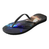 ヒラヒラするナイトバタフライ ビーチサンダル (アングル)