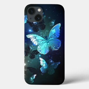 ヒラヒラするナイトバタフライ iPhone 13ケース