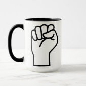 ヒラメが来た!マグカップ マグカップ (左)