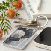 ヒラメ キーホルダー (正面右)