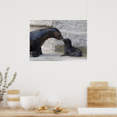 ヒラメ ポスター (キッチン)