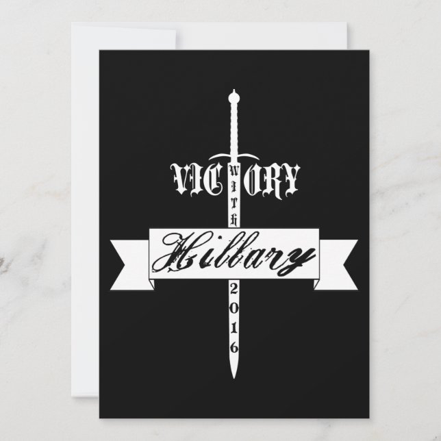 ヒラリーとの勝利 – 2016 (正面)