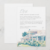 ヒラリーとオリバーの週末の詳細 最終 招待状 (正面/裏面)