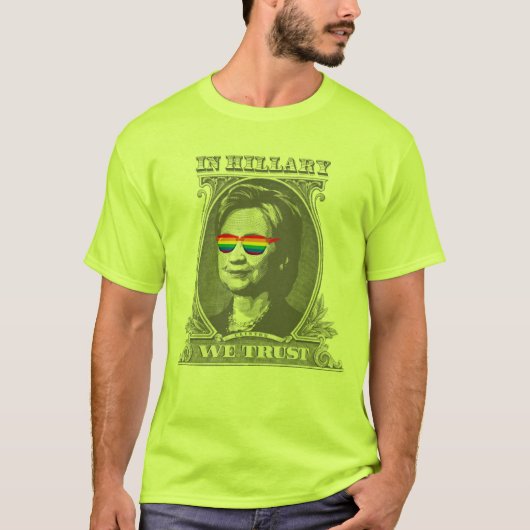 ヒラリーに信任を Tシャツ (正面)