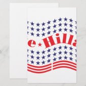 ヒラリーに投票する 便箋 (正面/裏面)