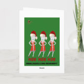 ヒラリーのおもしろいな反クリスマス シーズンカード (裏面)