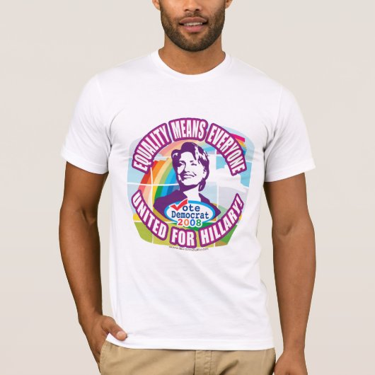 ヒラリーのために統一された! ワイシャツ Tシャツ (正面)