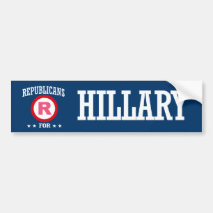 ヒラリーのための共和党員 バンパーステッカー