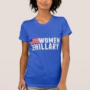 ヒラリーのための女性 Tシャツ