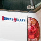 ヒラリーのためのBernin バンパーステッカー (トラック上)