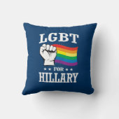 ヒラリーのためのLGBT クッション (裏面)