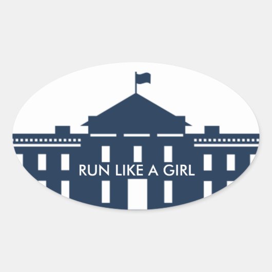 ヒラリーのシール 楕円形シール (正面)